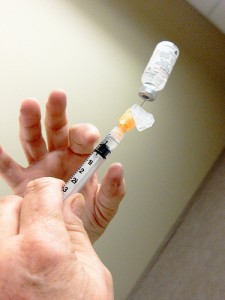 H1N1 vaccine. Flickr Image by Daniel Paquet (CC BY 2.0) 