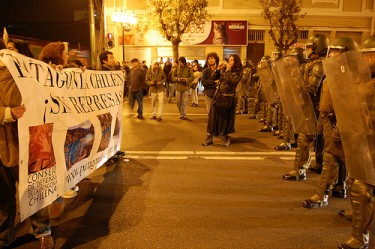  Manifestazione contro la diga Hidroaysén a Santiago, Cile, 9 maggio 2011