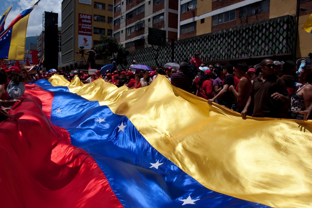 March for the bicentennial in Caracas. July 3, 2011. Image from Camilo Delgado Castilla, under Demotix copyright.