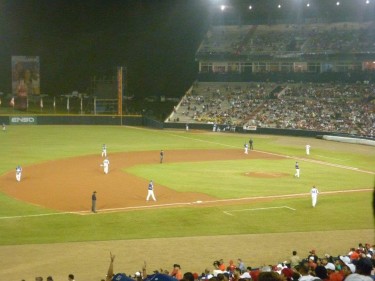 Panama beat Greece 8-3 in the opening game. Photo: Ana Rut Moreno, used with permission.