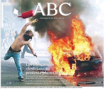 Prima pagina del giornale ABC