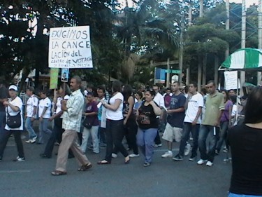 Marcha pacifica en Sabaneta, Foto Lully