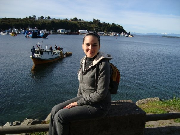 Elizabeth Rivera en Angelmó, Puerto Montt, Chile, 2010