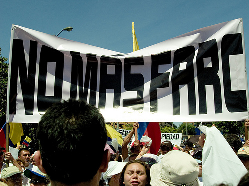 March against FARC, February 4, 2008. Photo by Juan David Medina (CC BY-NC-SA 2.0)