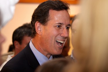 Rick Santorum has committed a series of verbal mistakes that have made a definite dent in his presidential campaign. Photo of Gage Skidmore (CC BY-SA 2.0)