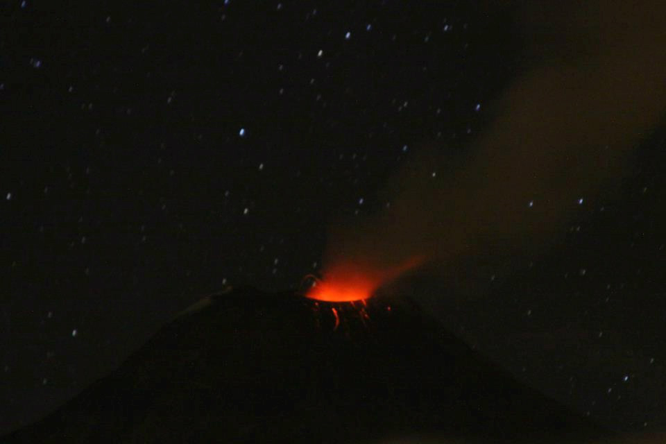 Tungurahua Volcano, August 12, 2012. Photo shared by Twitter user @IGecuador.