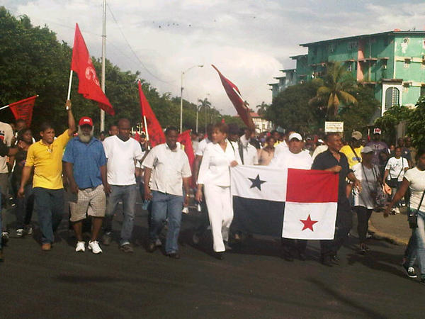 Protesta en Colón