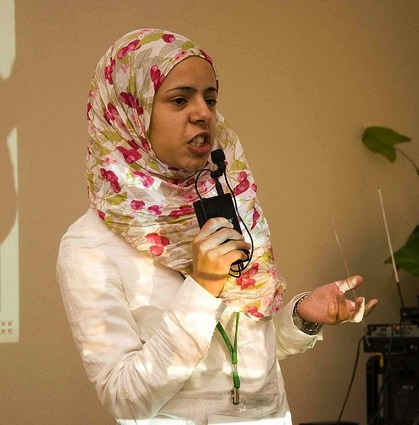 عفاف عبروجي مدونة وناشطة تونسية