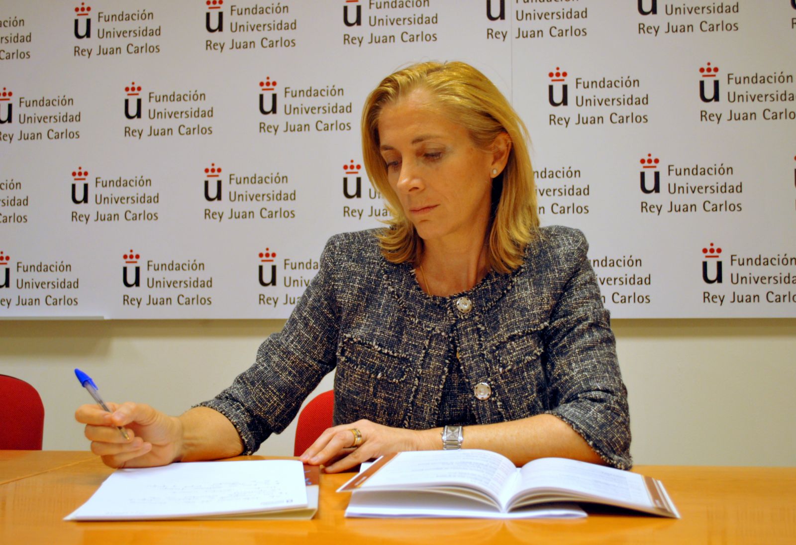 Marina del Corral, secretaria general de emigración. Foto de la página web cartadeespaña.es.