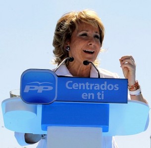Esperanza Aguirre. Foto tomada de Wikimedia Commons bajo Licencia CC 2.0 Genérico.