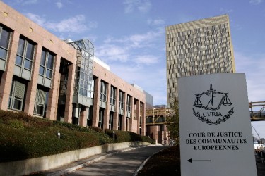 Tribunal de Justicia de la Unión Europea en Luxemburgo. Foto de la web del Parlamento Europeo, utilizada con permiso.