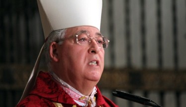 Monseñor Reig Pla, en su homilía del Viernes Santo de 2012. Foto del la web Espíritu Gay