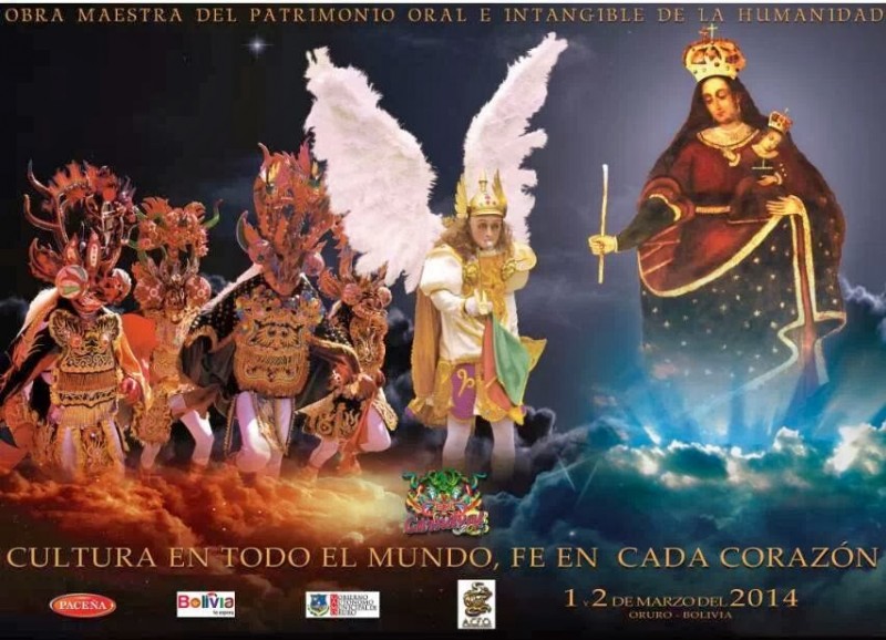 Manifesto ufficiale Carnevale di Oruro