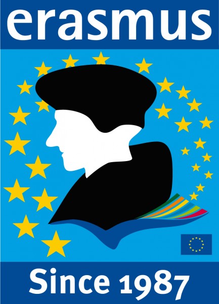 Logo del programa Erasmus. Imagen de la web de la Comisión Europea, utilizada con su autorización.