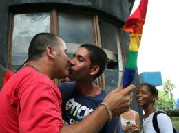 Kiss-In for Diversity and Equality in Havana, Cuba. (Photo courtesy of Jorge Luis Baños.)