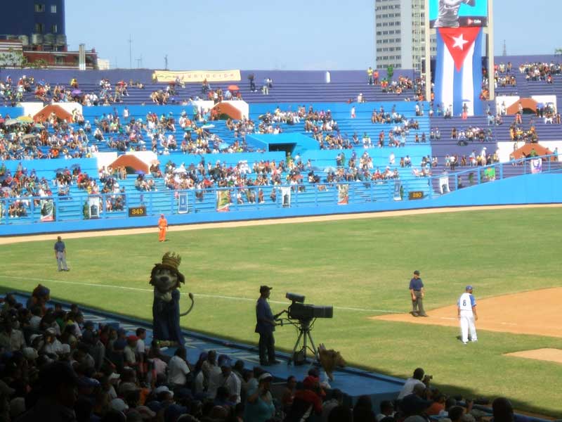 Estadio Latinoamericano en La Habana (Foto cortesía de la autora)