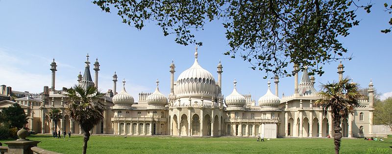 Brighton Royal Pavilion Panorama (Foto: Wikimedia Commons)