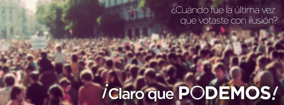 Imagen tomada de la cuenta de Facebook de "Podemos".