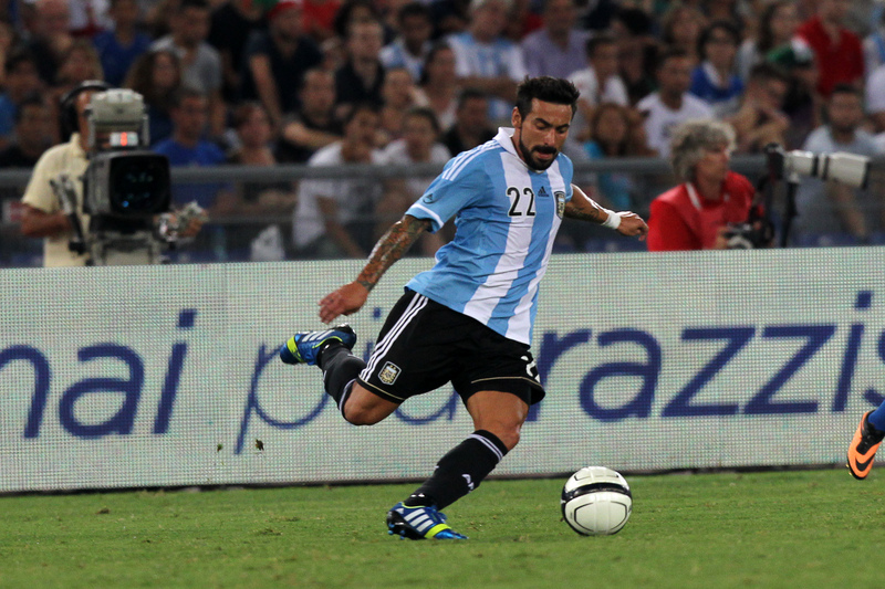 Second half of friendly match between Italy and Argentina