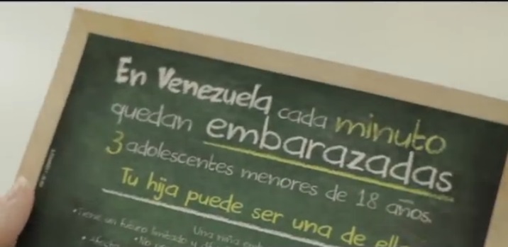 Captura del video de la campaña de Vitrina Verguenza.