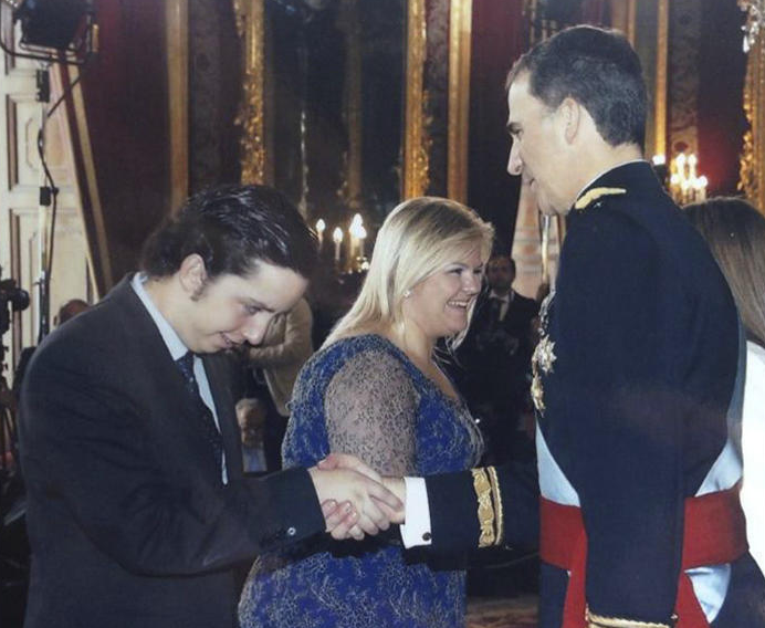 Francisco Nicolás Gómez en el acto de proclamación del rey Felipe VI en junio de 2014. Foto del blog laRepública.es con licencia CC BY