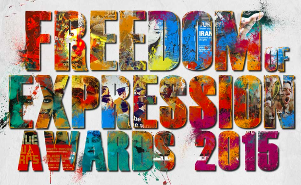 Afiche de los premios Index a la libertad de expresión