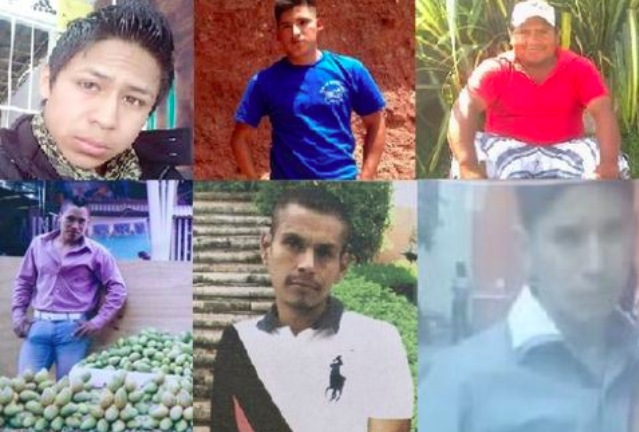 Fotografie některých zmizelých ve městě Chilapa. Z blogu Sopitas.
