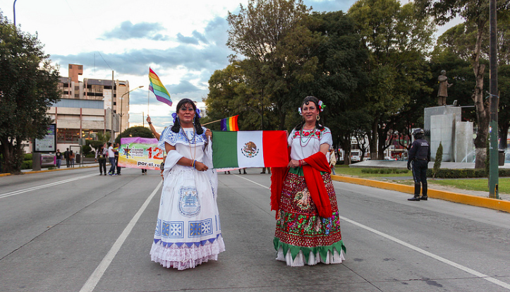 12va. Marcha del Orgullo, la Dignidad y la Diversidad Sexual en México. Foto tomada de la cuenta en Flickr de Jesus M. Hernandez.